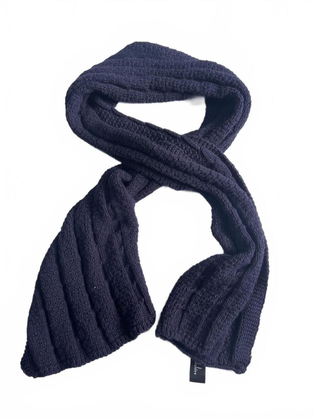 Berkshire Black Knit Acrylic Scarf